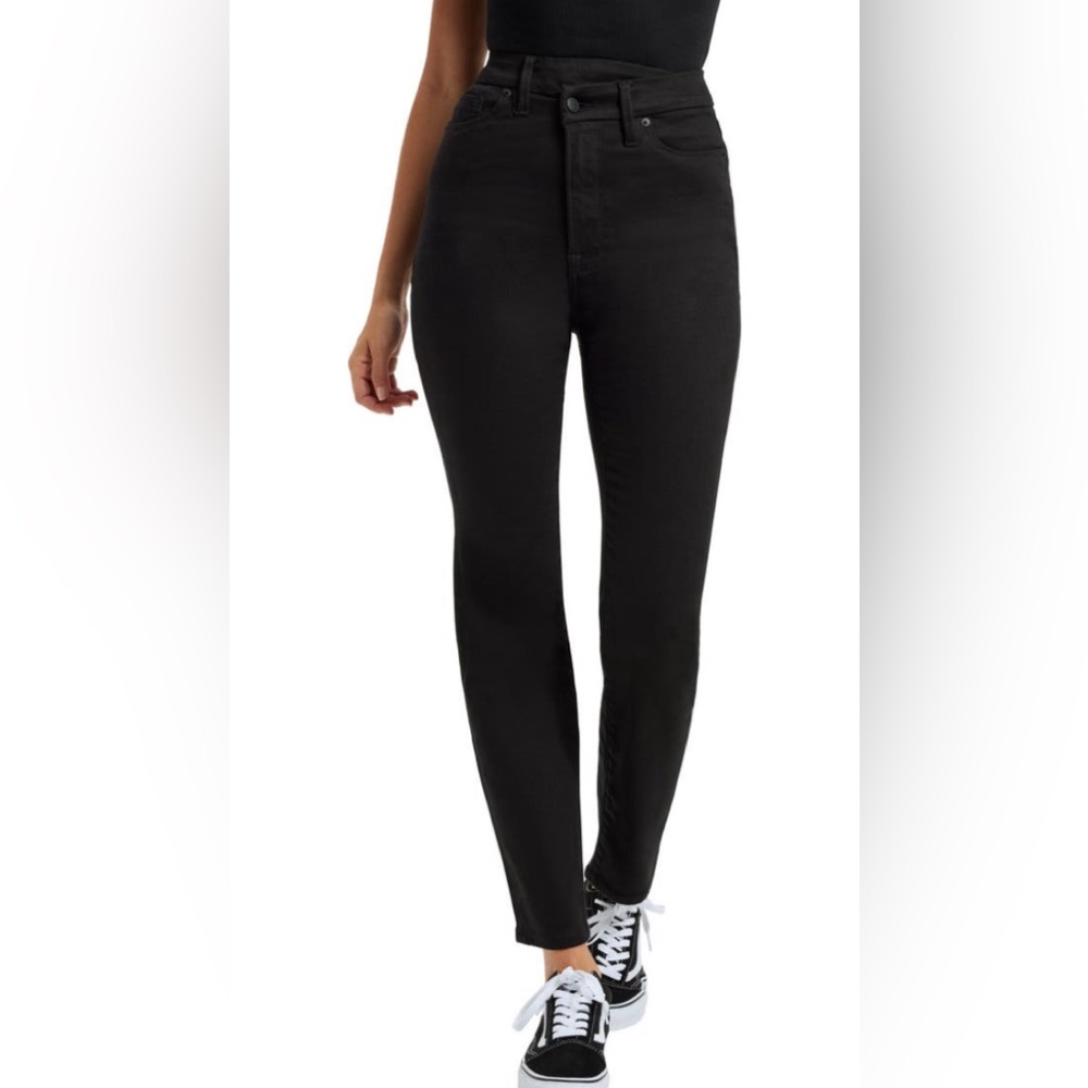 Good American jeans- Good classic crossover high waisted jean